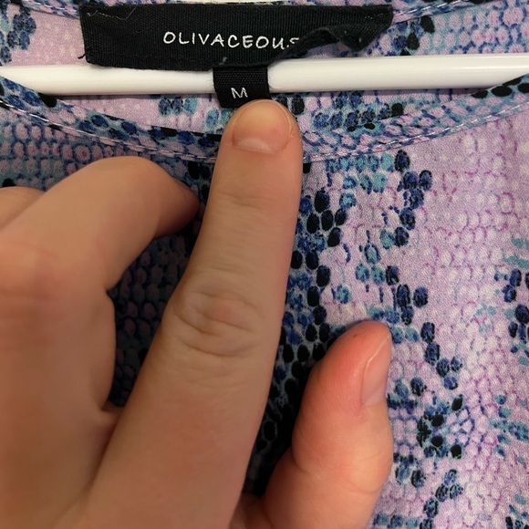 2/$15 Olivaceous - Snakeskin top - Picture 5 of 7